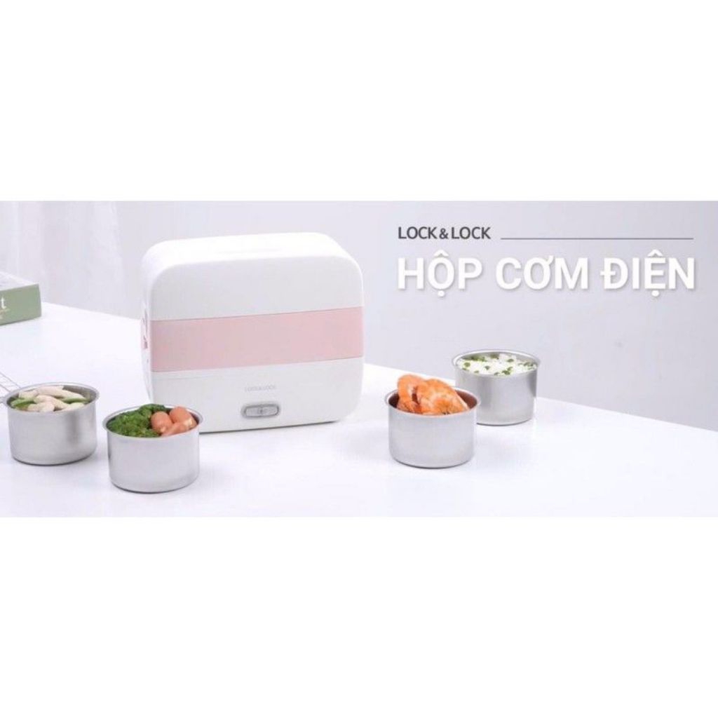 Bộ hộp cơm cắm điện Lock&Lock EJR236WHT 1.7L