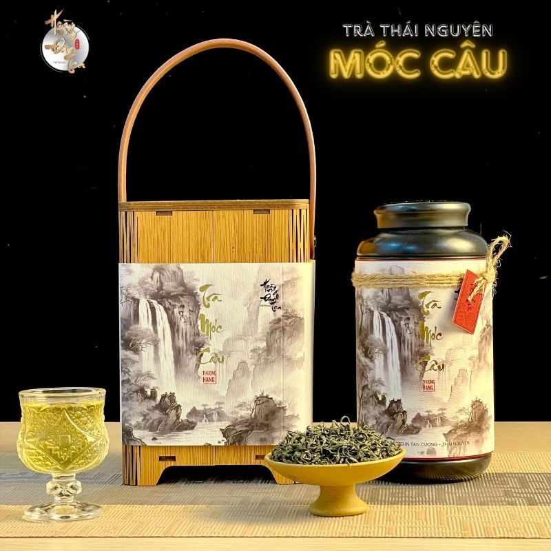 Chè Móc Câu Thái Nguyên Tân Cương Hộp Quà Trung Thu Uống Trà Đạo Cao Cấp Ngon Quà Biếu Tặng