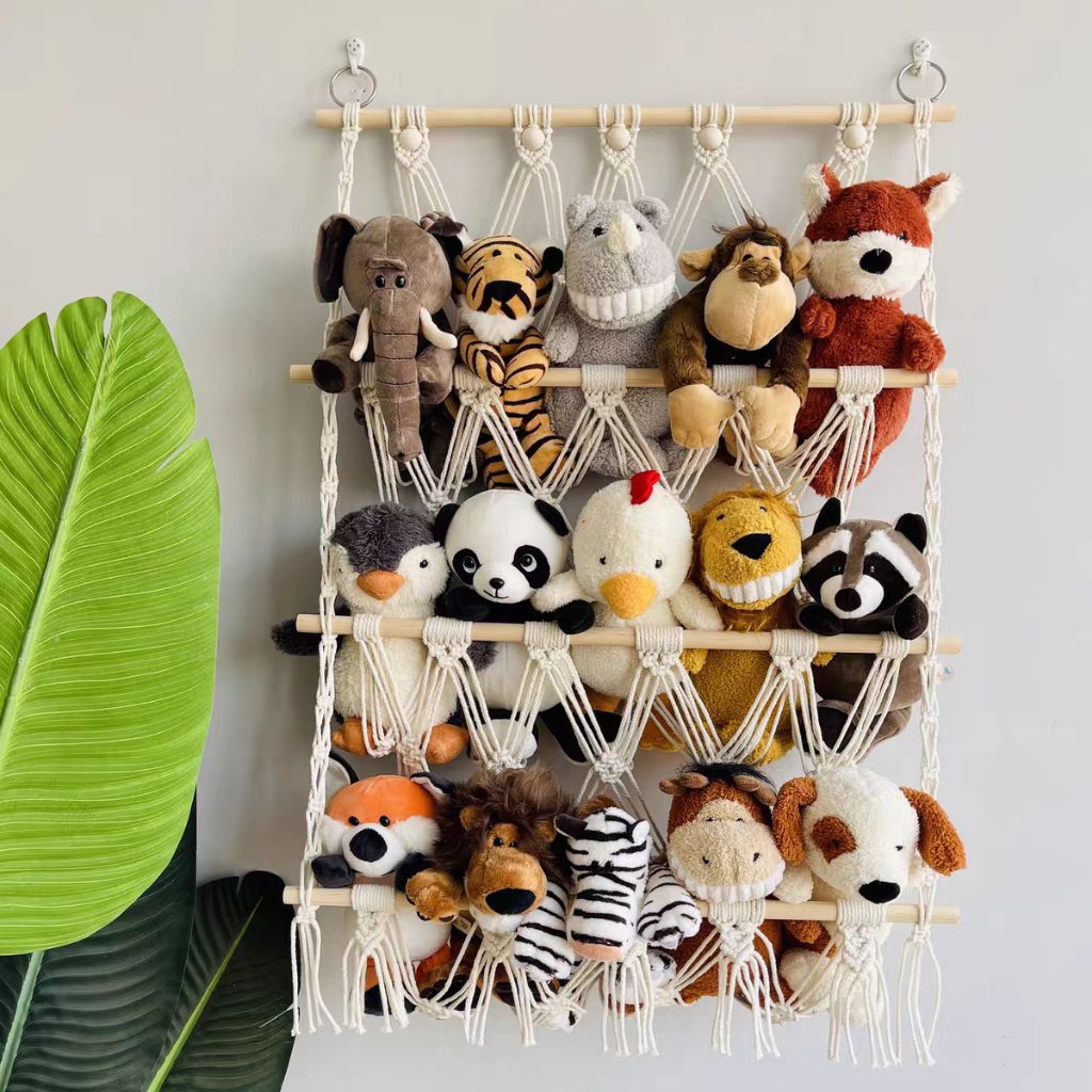 Kệ gấu bông handmade,phù hợp decor phòng