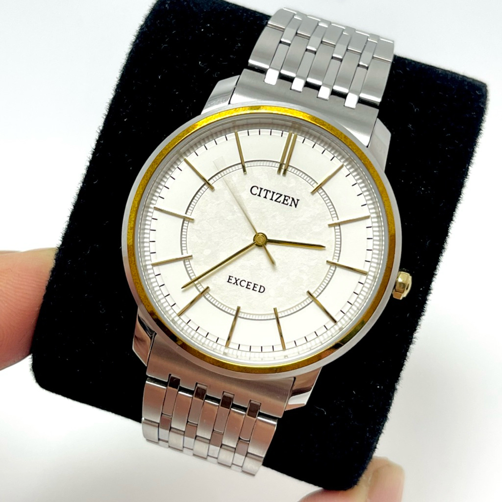 Siêu phẩm nam CITIZEN EXCEED kính saphire AR chống chói 36mm [2HAND]