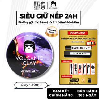 Sáp vuốt tóc nam Volcanic Clay Apestomen chính hãng gel, wax giữ nếp tóc - Waxshop - C2