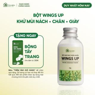 Bột Khử Mùi Wings Up Khử Mùi Hôi Chân Hôi Nách Giảm Tiết Mồ Hôi Hôi Cỏ Mềm 25g