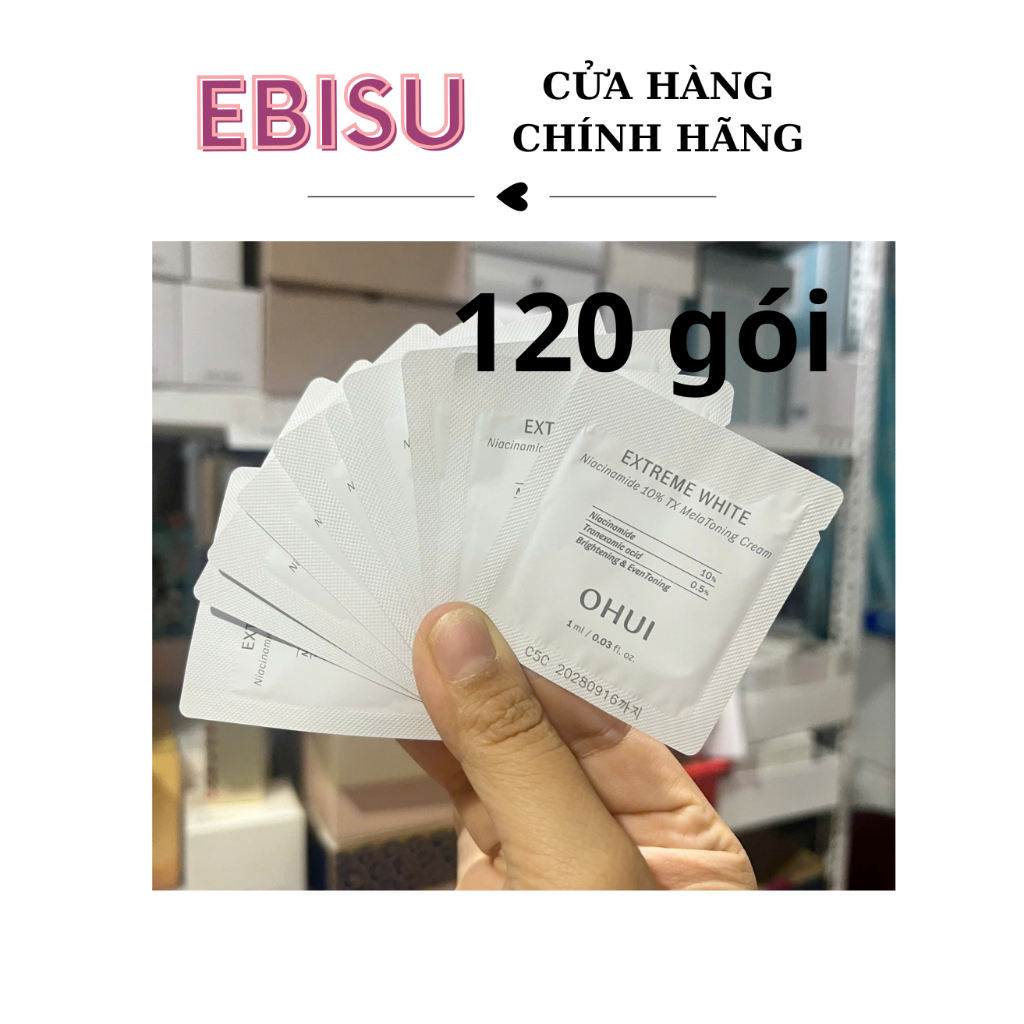 combo 120 gói kem ohui white_Ohui Extreme White Cream 1ml