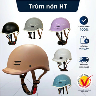 Mũ Bảo Hiểm Nửa Đầu Cá Heo Chất Liệu Nhưa ABS Cao Cấp.