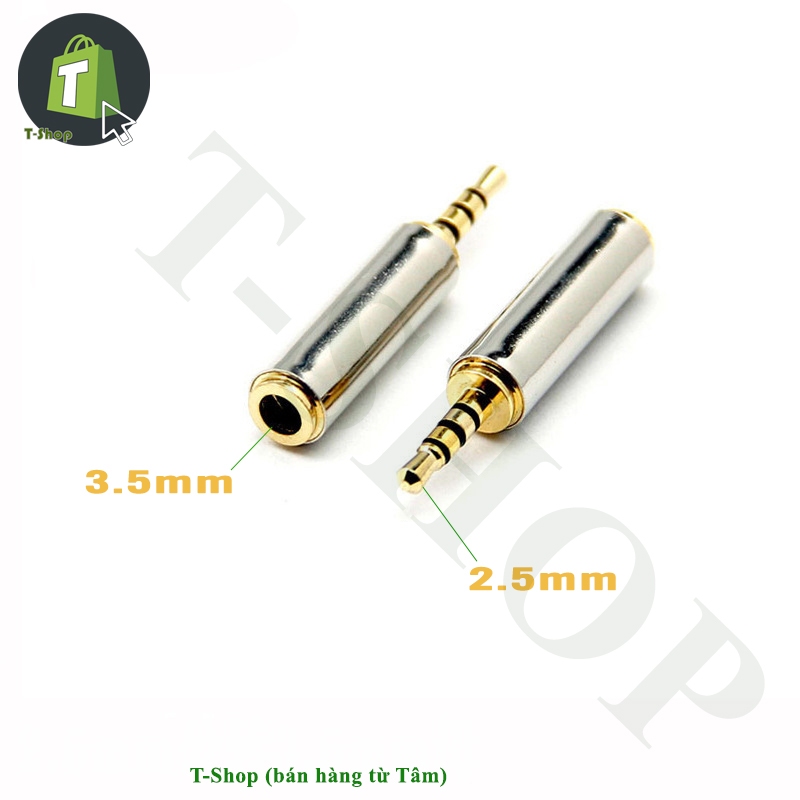 Jack chuyển đổi stereo 3.5mm sang 2.5mm