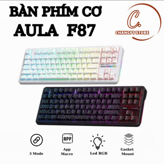 AULA F87 PRO BÀN PHÍM CƠ GAMING 3 MODE - LED RGB - MẠCH XUÔI - HOTSWAP 5 PIN