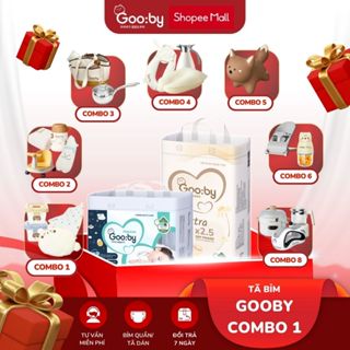 Bỉm Gooby Extra, Gooby Premium dán, quần mềm mại, an toàn, siêu thấm hút size NB72,NB66,S52,M48 cho bé từ 4 đến 30kg