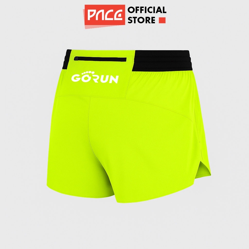 Quần thể thao nam PACE Sherpa có túi khóa sau, quần chạy bộ nam vận động thoải mái, quần short đùi t