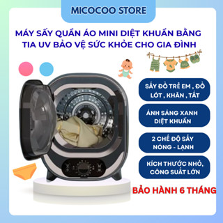 Máy sấy quần áo mini RoyalStar tia UV diệt khuẩn, Máy sấy đồ lót, quần áo em bé kháng khuẩn,có sấy nóng và lạnh