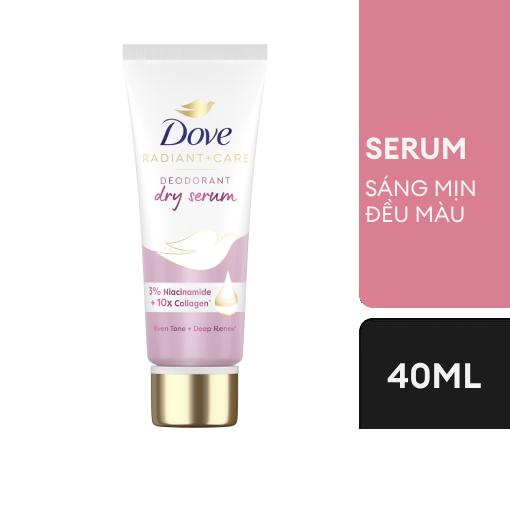 Serum Dưỡng Sáng Ngăn Mùi DOVE COLLAGEN Sáng Mịn Đều Màu 40ml