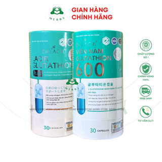 GLU 600 - Viên Uống Trắng Da Glutathione 600 và Glutathione Plus DR.LACIR Chính Hãng MERRY STORE Trắng Da Mờ Nám Tốt