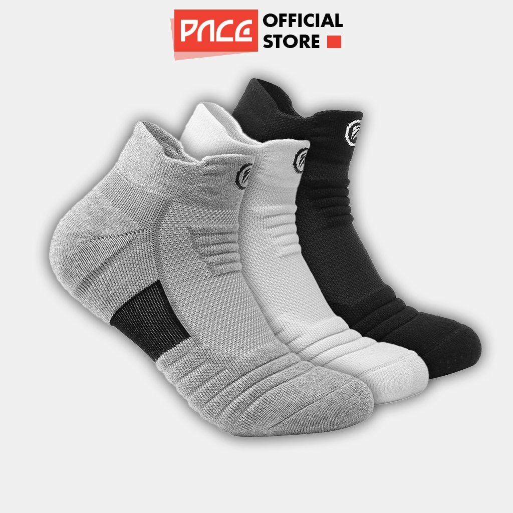 Tất chạy bộ tất thể thao PACE RUNNING cho chạy marathon chạy trail Freesize dày dặn êm ái thoáng khí