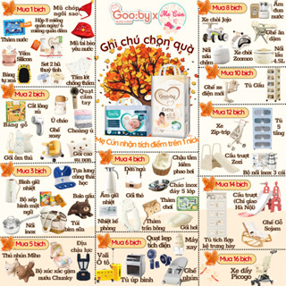 (Inbox chọn quà) Tã bỉm Gooby Hàn Quốc Cao cấp đủ size ngày NB66, S52, đêm M32, L28, XL26, XXL24, XXXL22