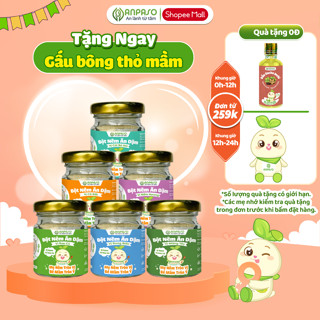 Hạt Nêm Ăn Dặm Cho Bé Anpaso - Gia Vị Ăn Dặm Vị Rau Củ Nấm Hương Rong Biển Cà Rốt Cải Bó Xôi