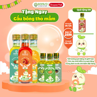 Dầu Ăn Dặm Cho Bé Anpaso - Set 3 dầu Oliu, Óc Chó, Cá Hồi 50ml, 100ml, 150ml - Dầu Chiên Xào 100ml