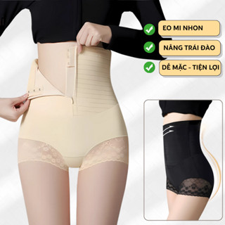  Quần Gen Bụng - Gọn Bụng Nâng Mông Chống Cuộn Gập Khóa Kéo Tôn Dáng 0035 