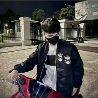  Áo Khoác Gió Nam Nữ Dolce Logo 2 Cậu Bé Đội Vương Miện In Nhiệt Chất Liêu Gió 2 Lớp Form Dáng Boy Phố Hottrend 2025 