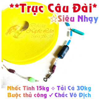 Trục SĂN HÀNG 007 ★ Dây Trục câu Đài ✓ BUỘC THỦ CÔNG - Trục câu cá buộc sẵn 4m5 5m4 6m3 7m2 8m1 9m 10m 11m 12m 14m 16m