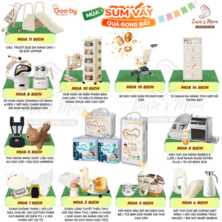 [Kèm Quà Mới] Tã/Bỉm Dán/Quần Gooby Extra/Premium Đủ Size Cho Bé NB,S,M,L,XL,XXL,3XL - Lucie's Mom