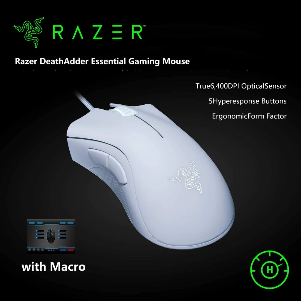 Chuột Razer DeathAdder Essential Gaming Mouse dành cho PC/Laptop Chuột thể thao điện tử One Same Day Shipping | BigBuy360 - bigbuy360.vn