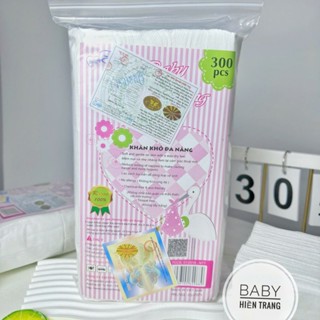 Khăn giấy khô đa năng Hiền Trang túi zip cho mẹ và bé (mẫu mới)