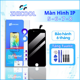Màn hình cho ip 5,6,7,8, màn hình lcd chính hãng zhicool hiển thị sắc nét, cảm ứng mượt mà