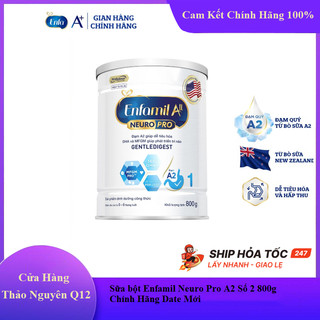   Chính Hãng Date Mới  Sữa Enfamil A2 NeuroPro Số 1 lon 800g có hỏa tốc 