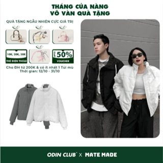 Áo Khoác Phao ODIN CLUB, Áo phao béo nam nữ unisex form boxy, Local Brand ODIN CLUB