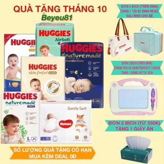 [CHÍNH HÃNG/TẶNG QUÀ] BỈM HUGGIES NATURE MADE/SKIN PERFECT CÁC SIZE NB60/S82/M64/L54/XL44/XXL26