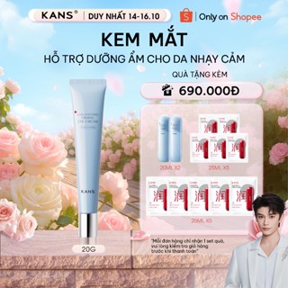 Kem Dưỡng Mắt KANS XANH Trẻ Hóa Giảm Nhăn Mờ Thâm Cải Thiện Vùng Da Mắt Sáng Mịn 20g Chính Hãng nội địa trung
