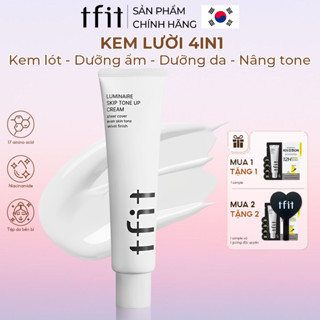 Kem Lười Trang Điểm Nâng Tông LUMINAIRE SKIP TONE UP CREAM TFIT Chính Hãng Chuẩn Hàn Quốc Nâng Tông Da, Dưỡng Ẩm, Che Mờ