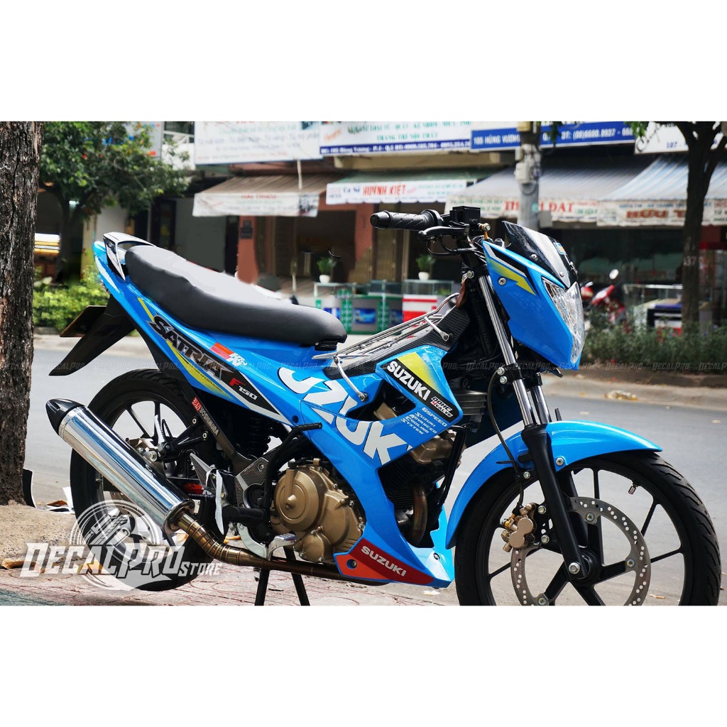 [Tem chuẩn xịn] - Tem trùm xe Suzuki Raider GP 2015
