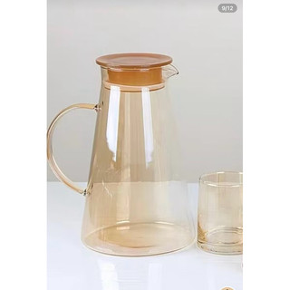 Bình nước thủy tinh Deli  1,3L