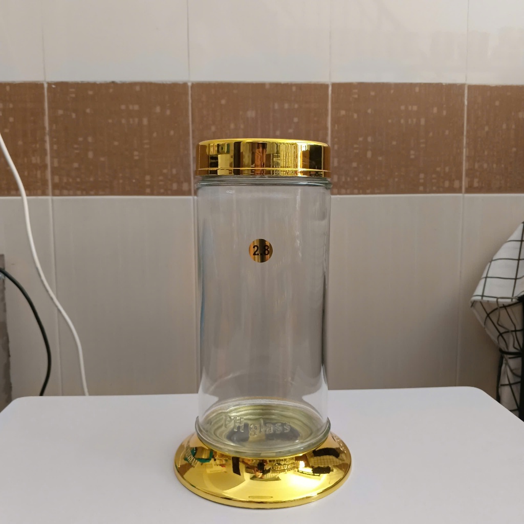 Bình ngâm rượu thuỷ tinh 2.8 lít, xuất xứ Việt Nam