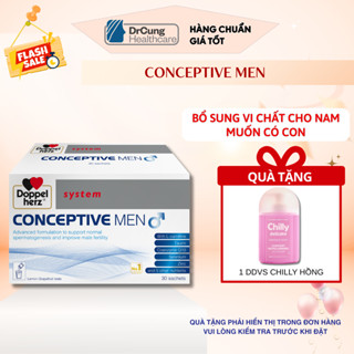 Conceptive Men DrCung Healthcare - Bổ Sung Vitamin Và Các Vi Chất Dinh Dưỡng Giúp Cải Thiện Sinh Lý Nam (Hộp 30 gói)