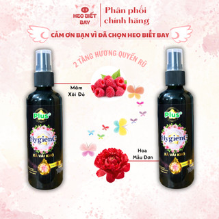  Xịt Xả Vải Khô Thơm Như Giặt Tiệm HygienC Plus 100ml - Lưu Hương Lâu 48h Làm Mềm Vải 