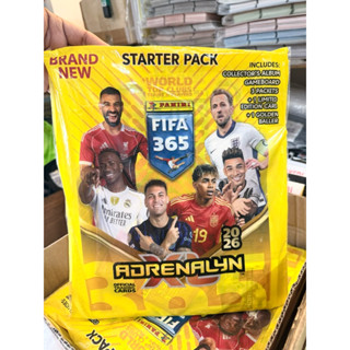    Starter Pack Panini 365 2026   Túi Album Đựng Thẻ Starter Pack Panini Adrenalyn XL 365 2026 25 26   Kèm 20 Thẻ Tặng   