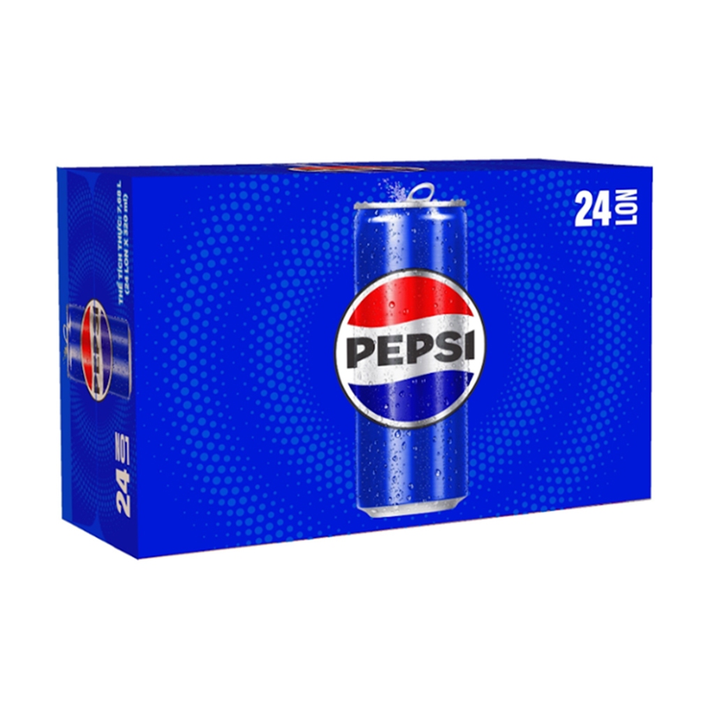 Thùng nước ngọt PEPSI 320 ml (thùng 24 lon)