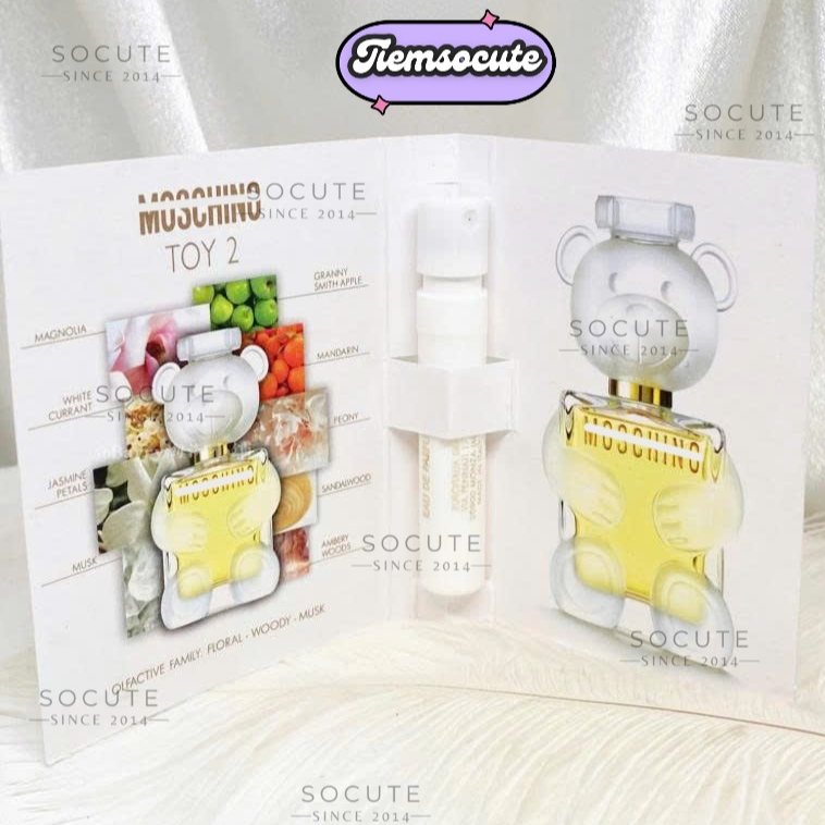 Vial chính hãng nước hoa Moschino Toy 2 [1ml]