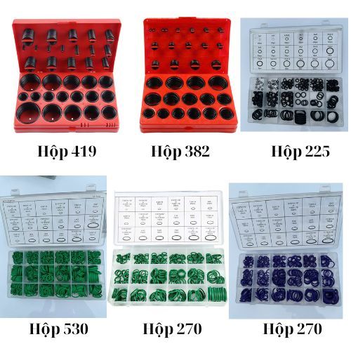 Hộp gioăng (sin) cao su chất liệu NBR chịu dầu, chiệu nhiệt, chống mài mòn, kín khít (Cơ khí Hà Nội)