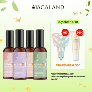 Xịt giữ nếp tạo kiểu và dưỡng tóc 3in1 MACALAND 100ml hương thơm nước hoa cho tóc