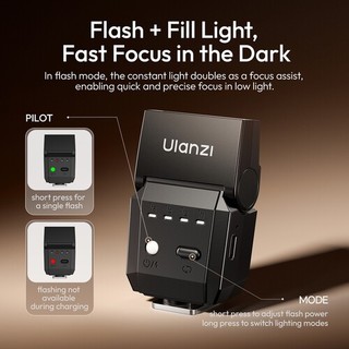 Đèn Flash Ulanzi SL03 Spark Lite - BLACK | Mới 100%