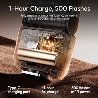 Đèn Flash Ulanzi SL03 Spark Lite - BLACK | Mới 100%