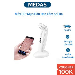  Máy Hút Mụn Mini Cầm Tay | Hút Mụn Đầu Đen Mụn Cám Làm Sạch Sâu – Massage Nóng & Ánh Sáng Phục Hồi Da | Sạc USB 