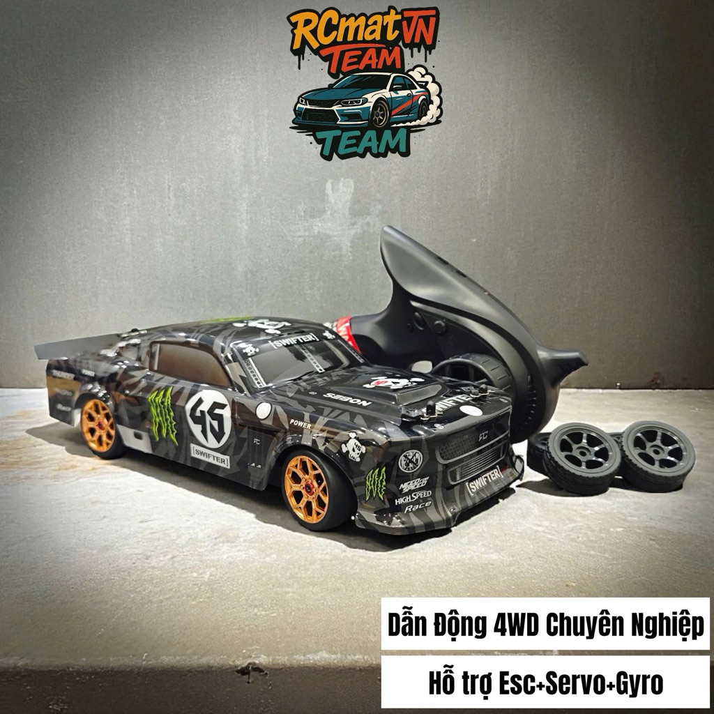 Xe Điều Khiển RC Drift HBX 1288a Lamboghini Felony 1/18 40km,góc lái rộng