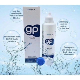 DUNG DỊCH NGÂM VÀ BẢO QUẢN KÍNH ÁP TRÒNG AVIZOR GP MULTI 240ml