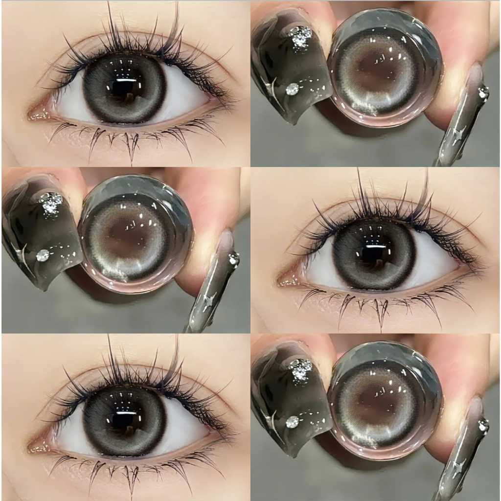 [0-5 độ]Kính áp tròng Hàn Quốc CrystalBallhạn sử dụng 6 tháng 14mm cao cấp – Nhẹ, Mỏng, Không khômắt –Western Eyes