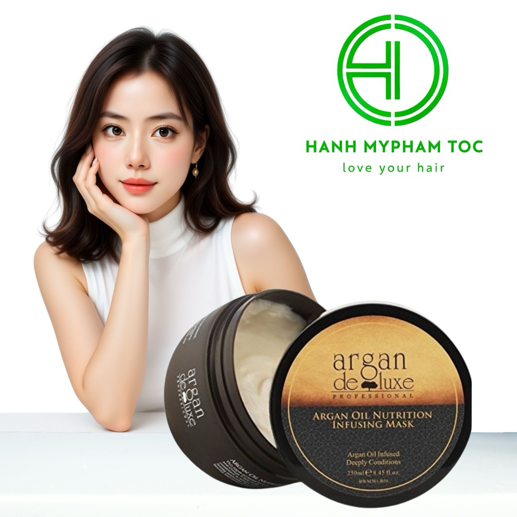 Hấp Ủ Phục Hồi Làm Mềm Mượt Tóc ARGAN DELUXE 500ml