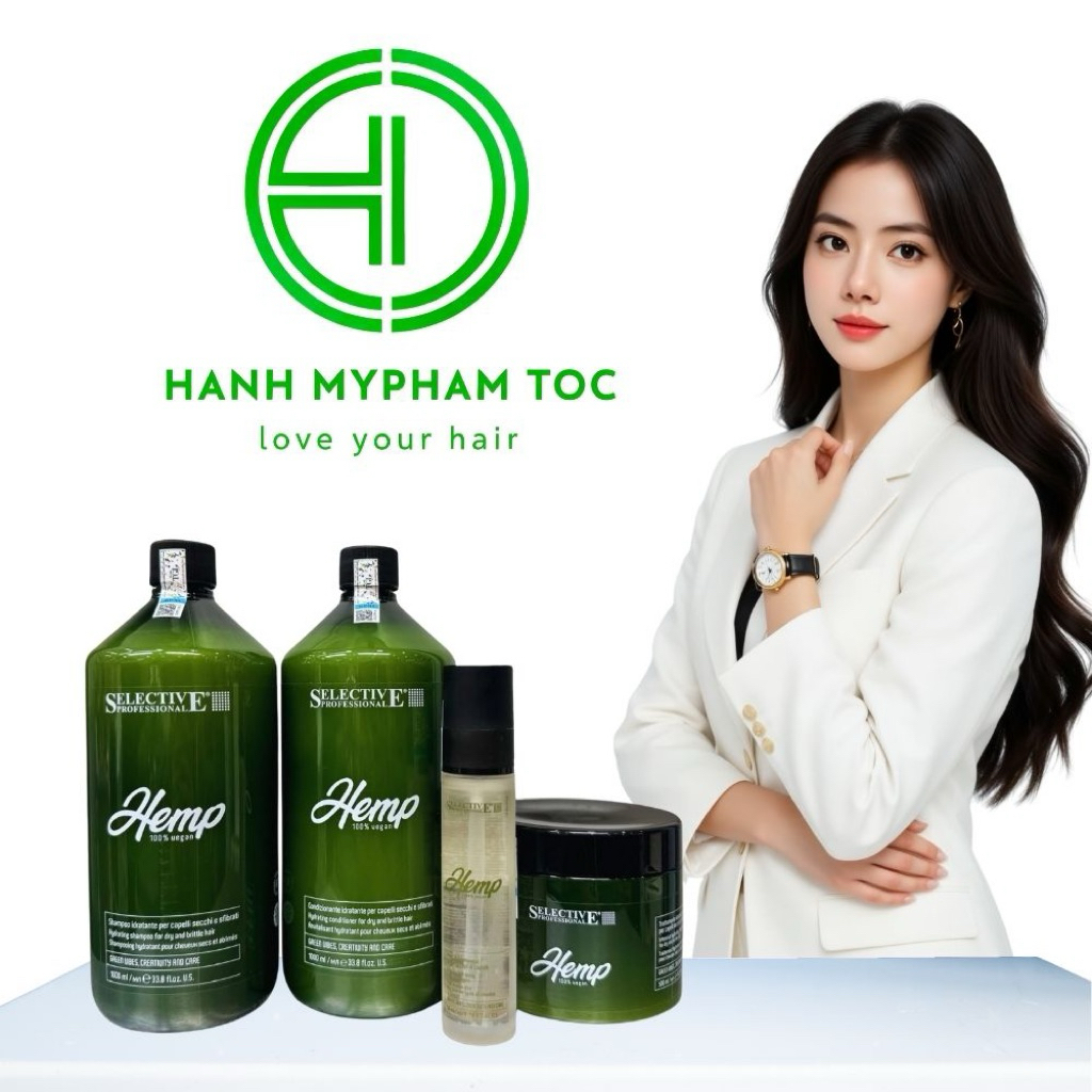 DẦU GỘI XẢ SELECTIVE LUXURY hemp sublime 1000ML -  250ml
