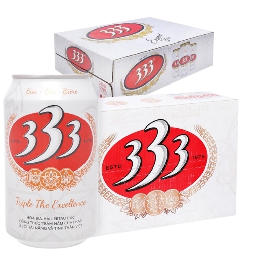 COMBO 3 lon, 6 lon bia 333 330ml